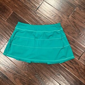 Vibrant Green Mini Skirt